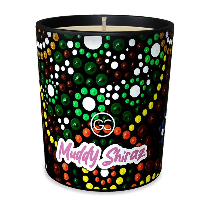Glow Collection - Wholesale Jar/filled candle - Muddy Shiraz - Grapefruit and Vanilla Scented Soy Paraffin Candle 40hr Burn2