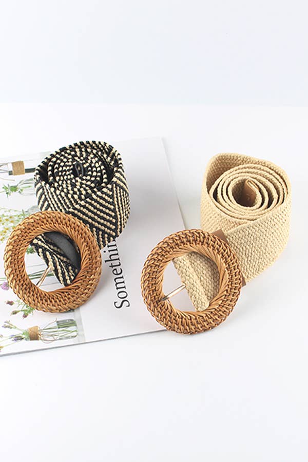 ESLEY – wholesale Belt – Women's – 52469AQK- Simple Round Buckle Belt6