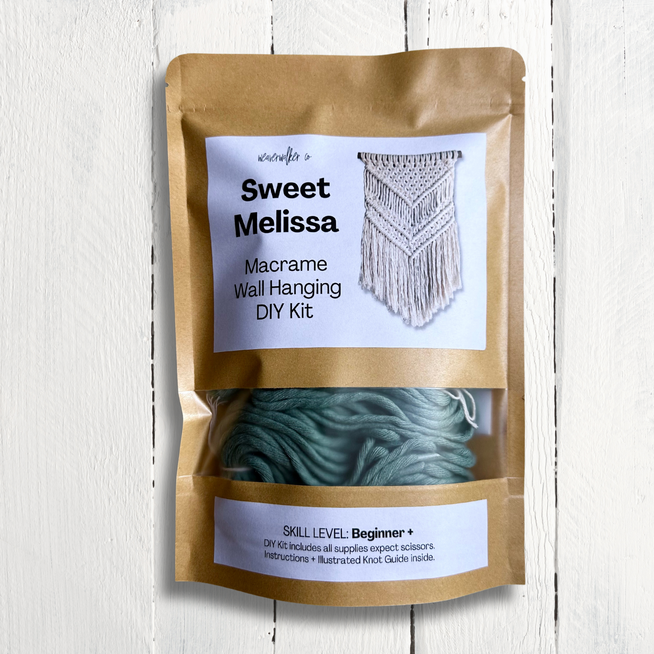 weaverwalker co - Wholesale DIY Craft Kit - Beginner+ Macrame DIY kit [Sweet Melissa]1