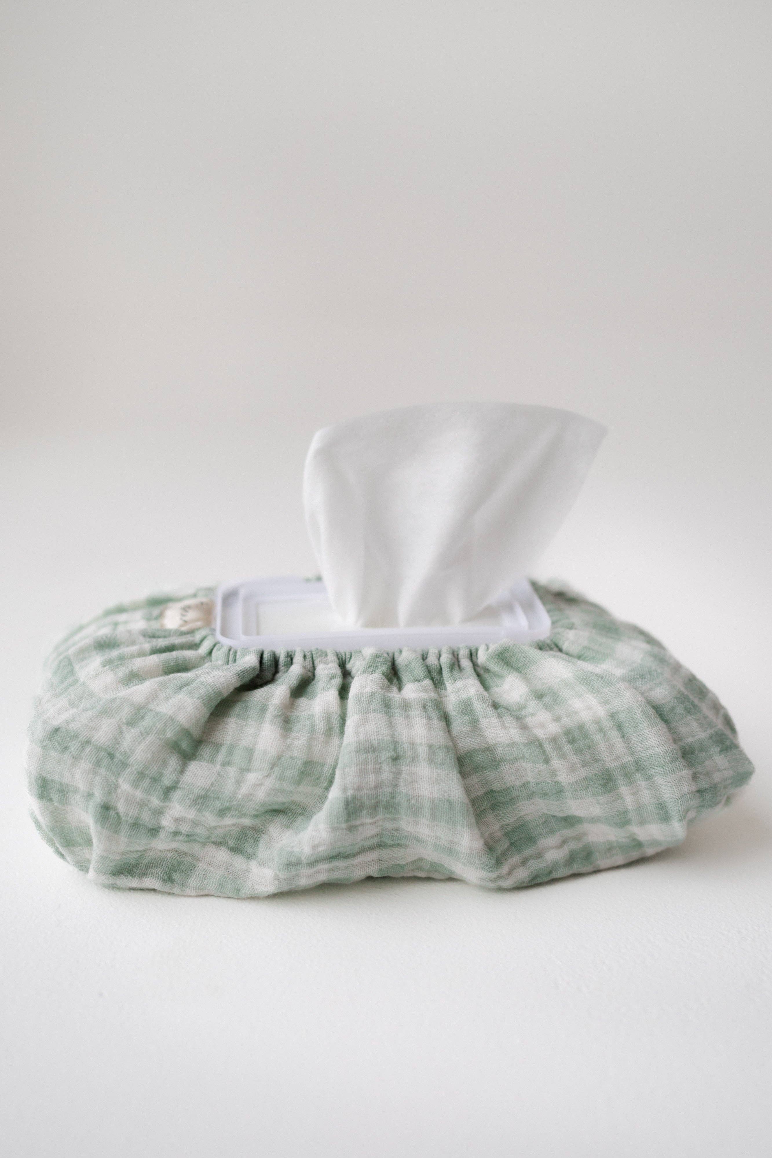 TISU - Wholesale Diaper Caddy - Baby - TISU baby wipes cover, Gingham Collection2