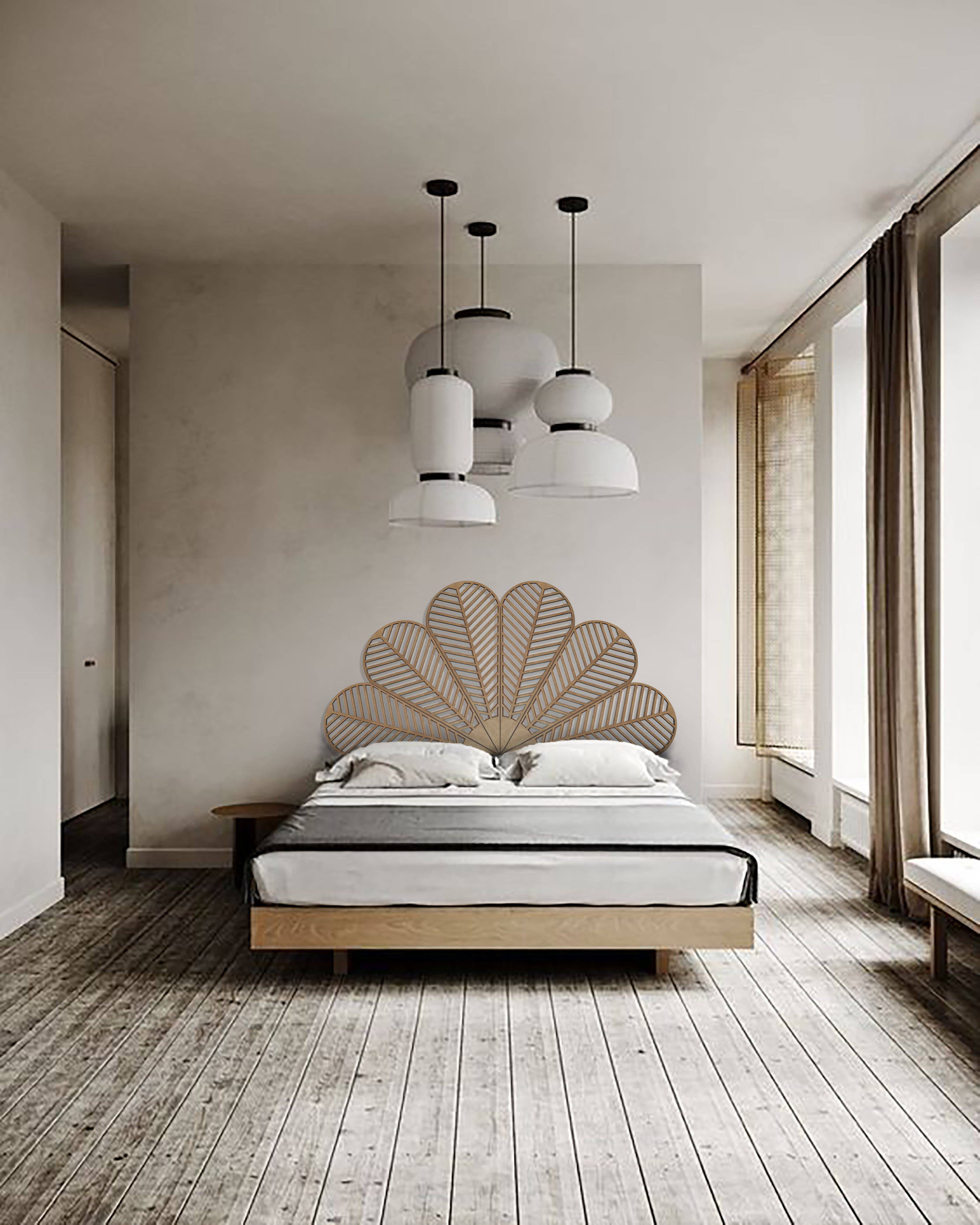 Studio Rima - Wholesale Headboard - Wooden Art Headboard - All sizes - Natural Wood - Bed Board