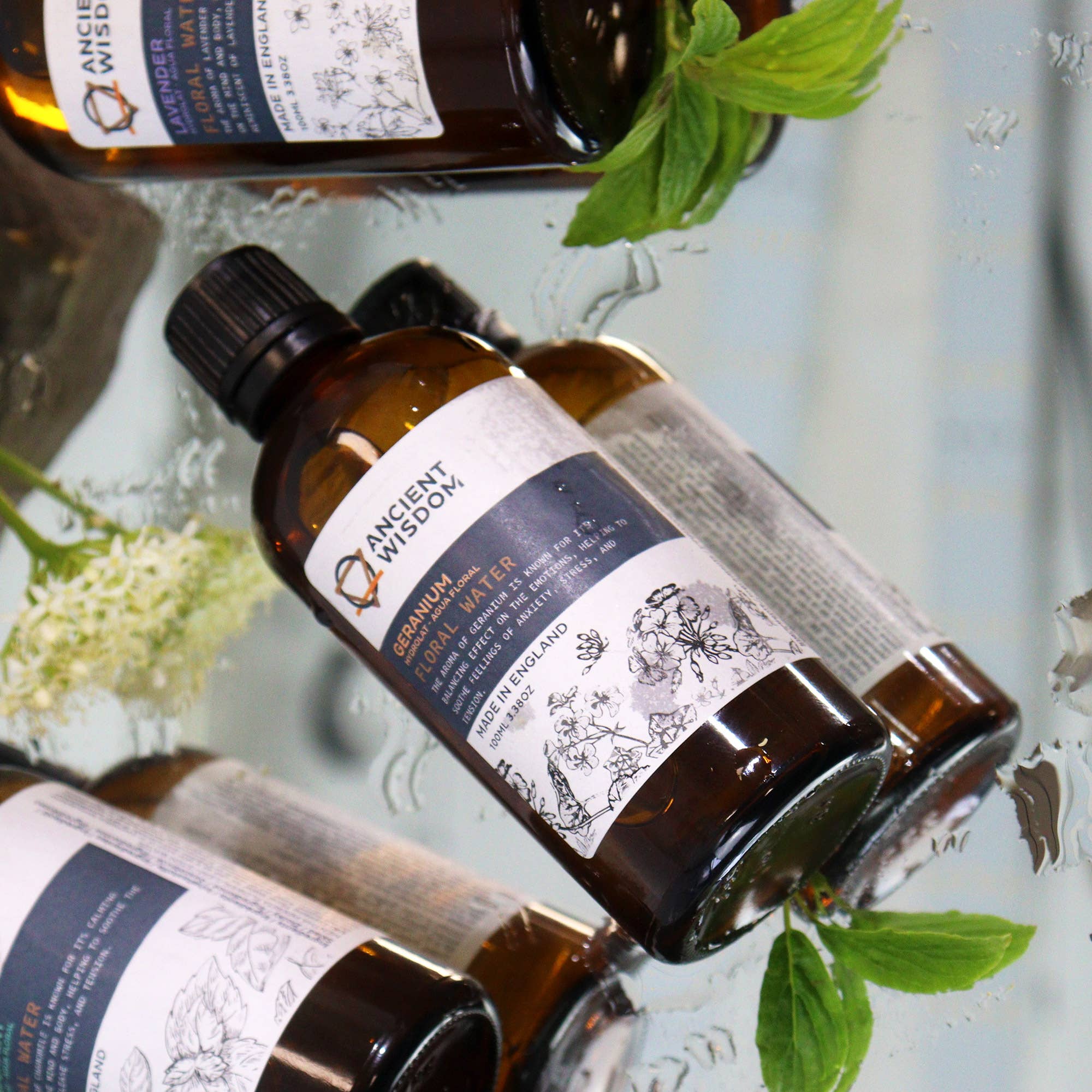 Ancient Wisdom - Wholesale Face & Body Mist/Water - Geranium Hydrolat 100ml2