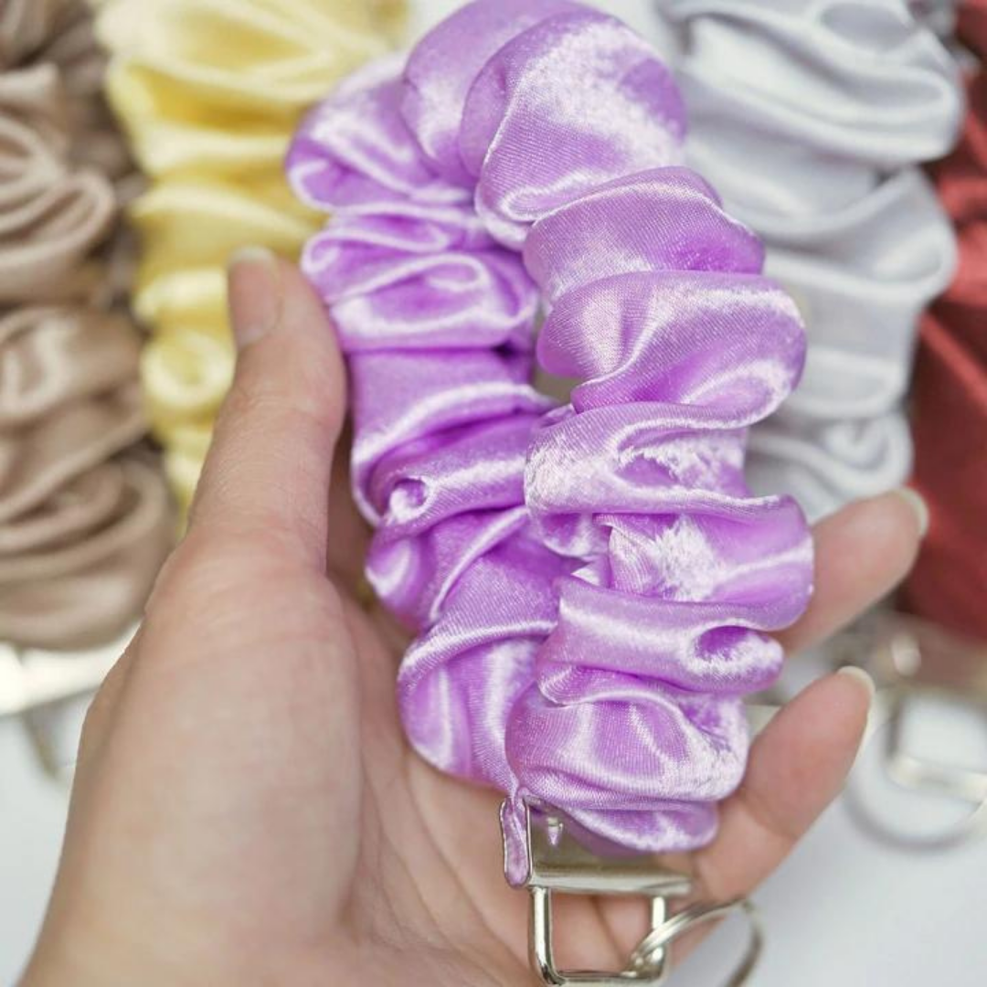 Blush Pop Creations - Wholesale Keychain - Women's - SCRUNCHIE WRISTLET KEYCHAIN - Choose Your Favourite Colors4