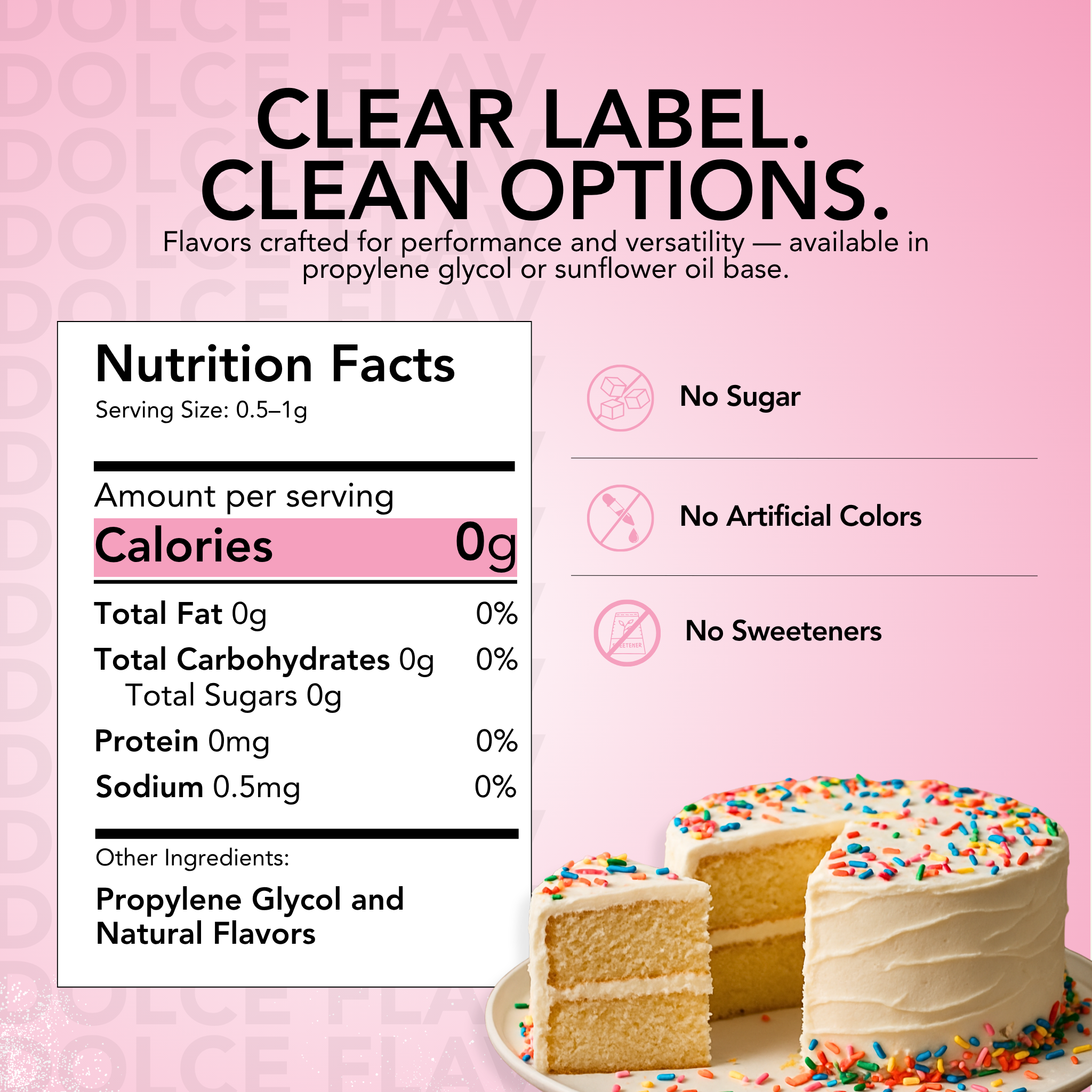 Dolce Flav - Wholesale Cake Mix - Cake Batter Extract Water Soluble9