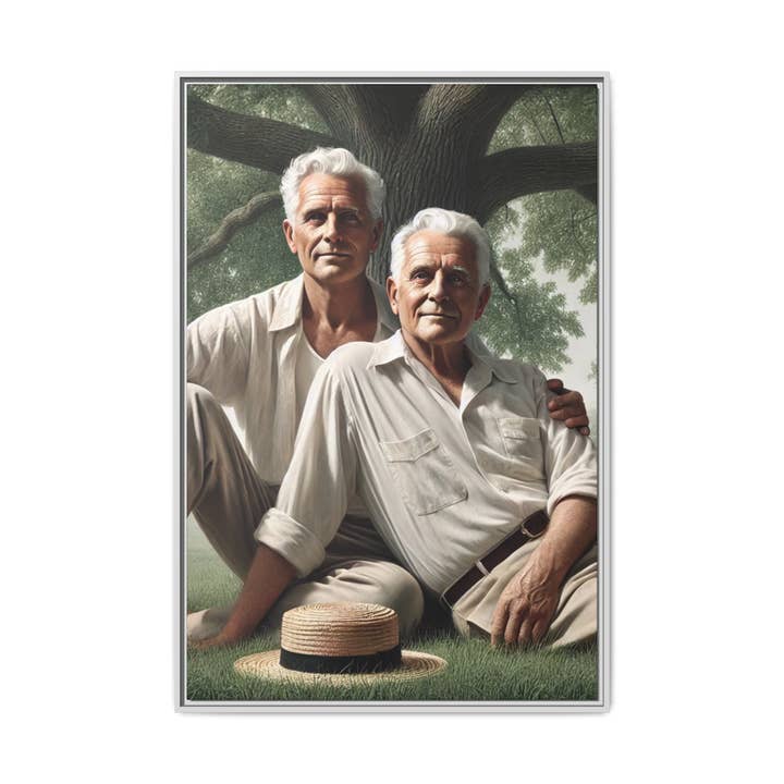 Walt & Pete - Wholesale Painting/Drawing - Missing Art Studies - Grant 0565
