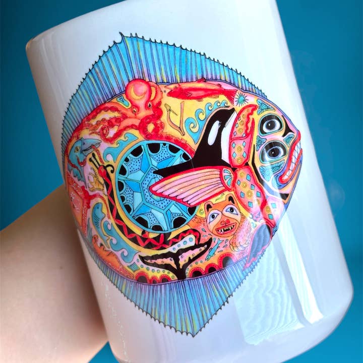 EarthArt International - Wholesale Coffee Mug - Halibut 15 oz Mug3