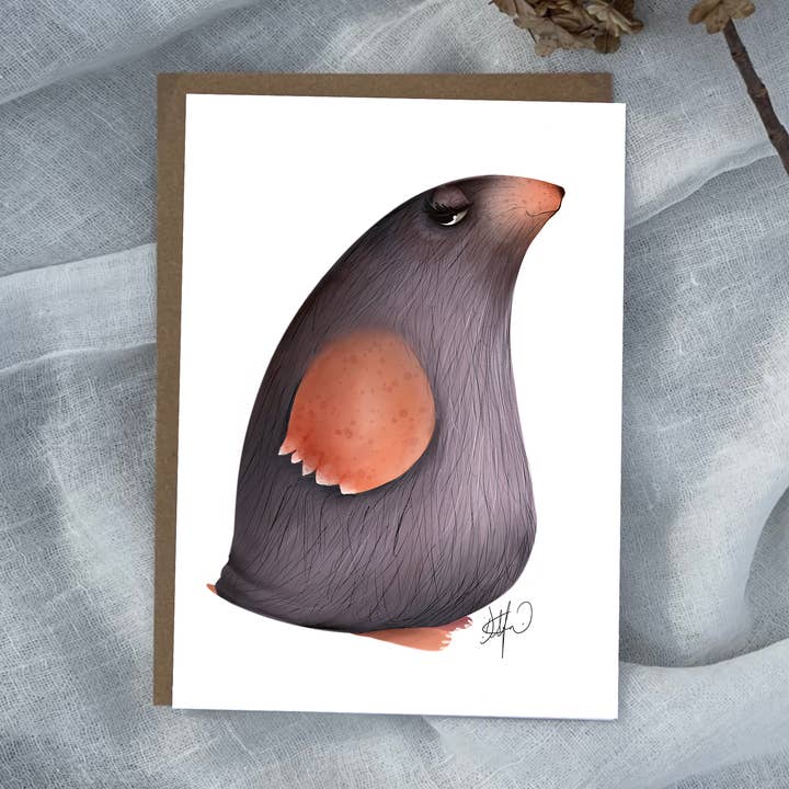 Dafri Studios - Wholesale Everyday Greeting Card - Mole Greeting Card0