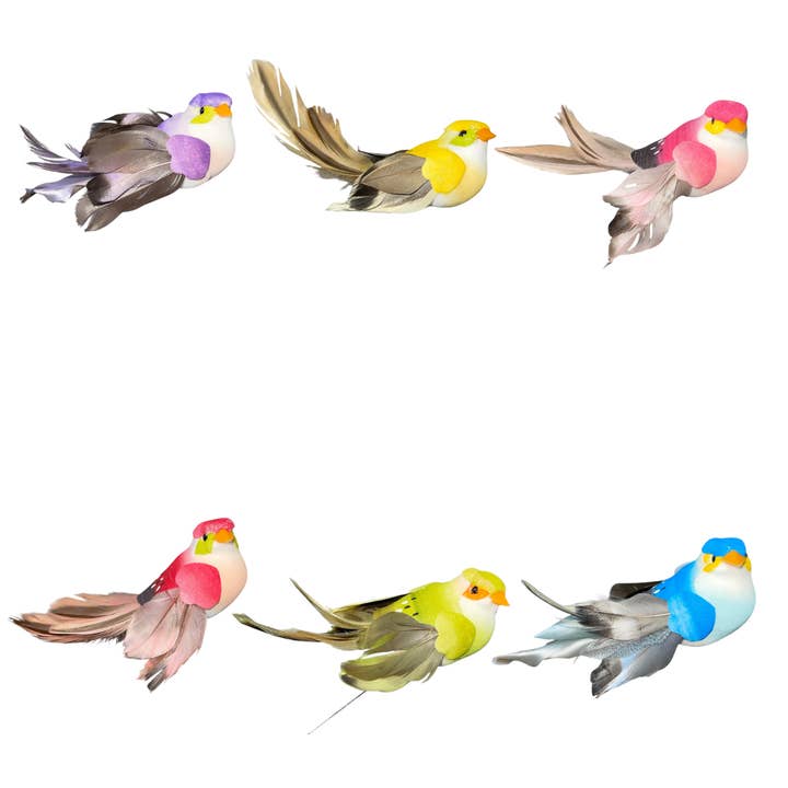 Thompson Wholesale - Wholesale Garden/Lawn Stake - Assorted Feathered Birds on Wire Picks (120 PC)9
