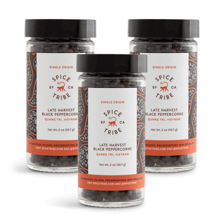 Late Harvest Black Peppercorns for wholesale by Spice Tribe