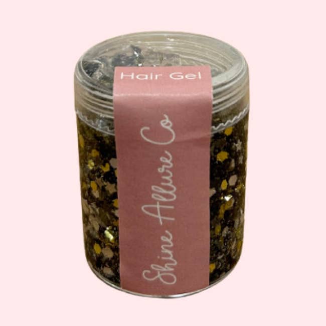 Shine Allure - Wholesale Hair glitter - 'Midnight Shine' Glitter Hair Gel0