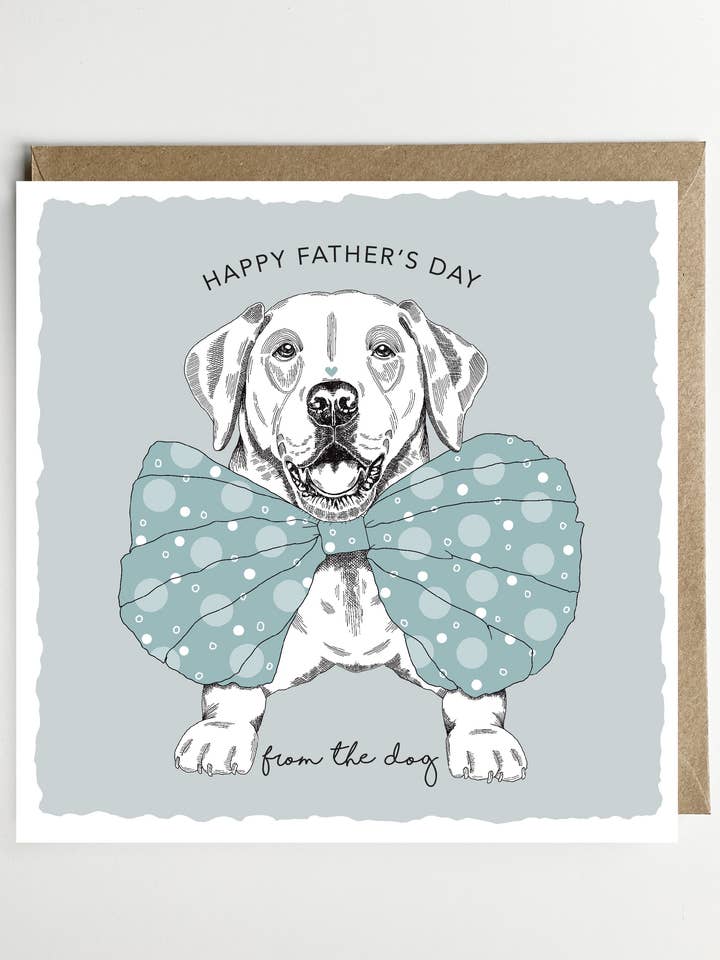 Father's Day Big Bow Tie for wholesale by Dotty Dog Art