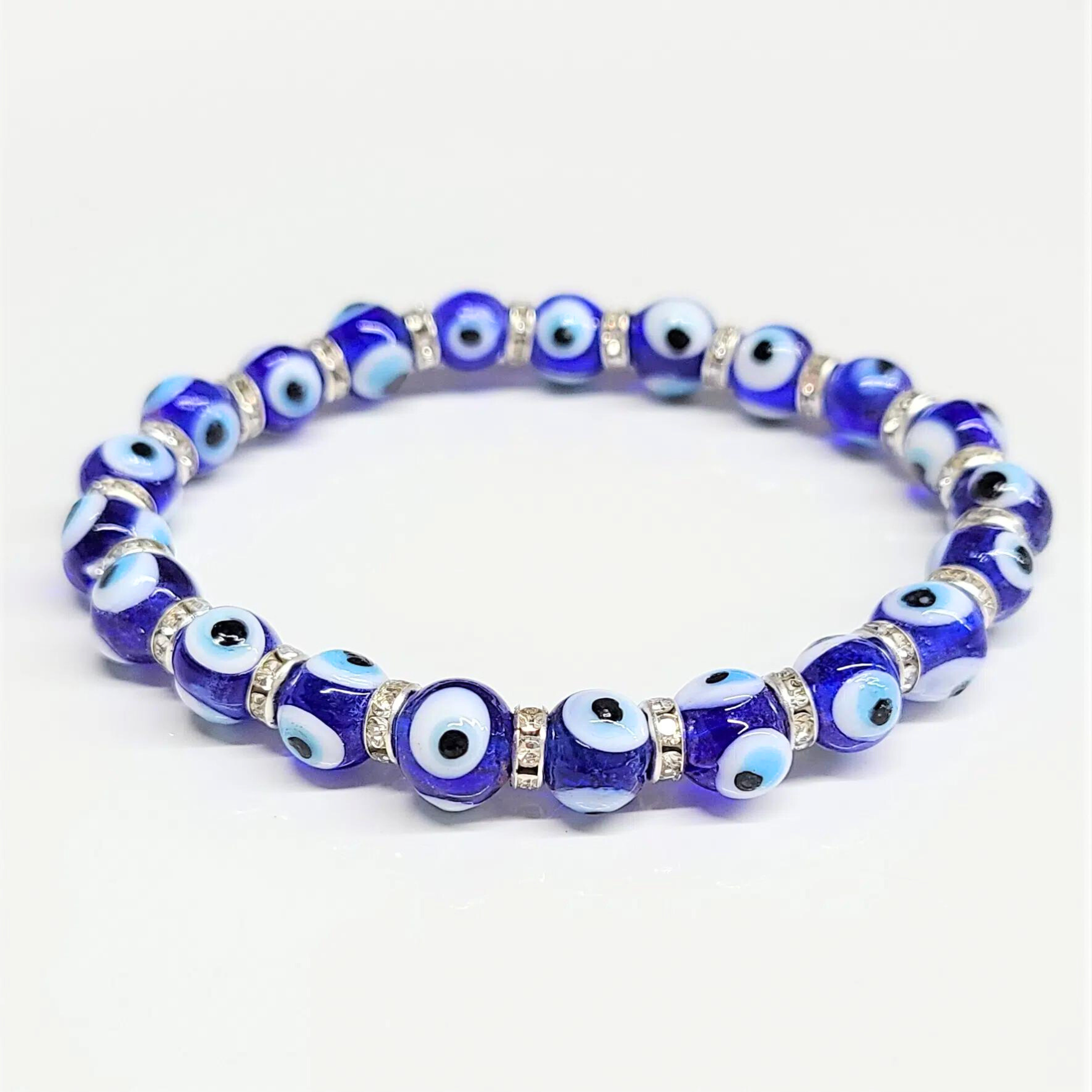 The Healing Sanctuary - Wholesale Beaded Bracelet - Evil Eye Beaded Bracelet 8mm1