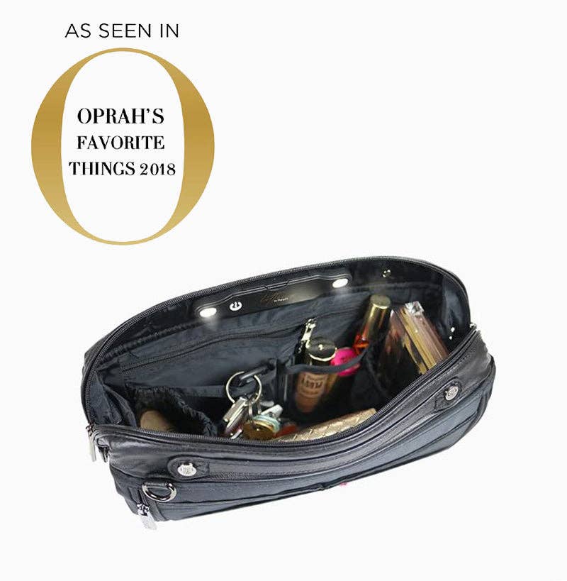 PurseN (new) - Wholesale Pouch - Women's - Oprah's Favorite LittBag Organizer - Black/Black2