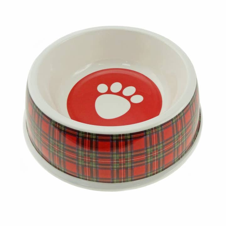 Melamine Tartan Dog Bowl for wholesale by Glen Appin Of Scotland