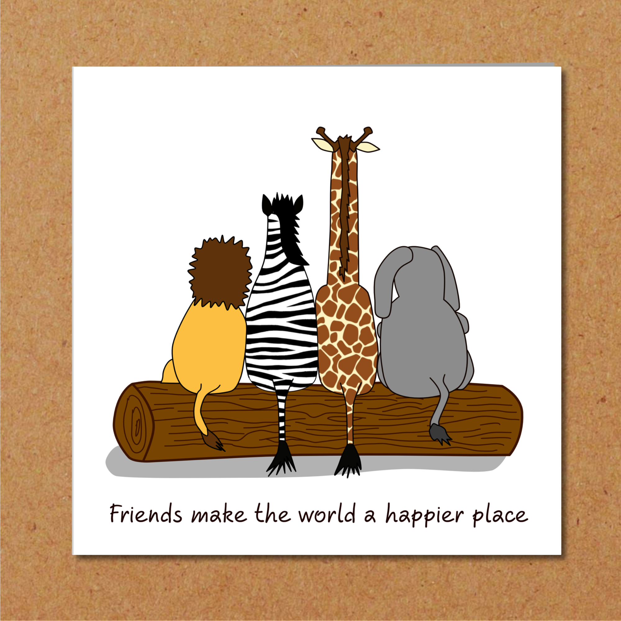 Swizzoo Cards – wholesale Friendship card – Best Friends / Friendship birthday card - female, male - funny, humorous - bestie, best - any occasion care missing you thank you love you - Handmade by Swizzoo 15cm2
