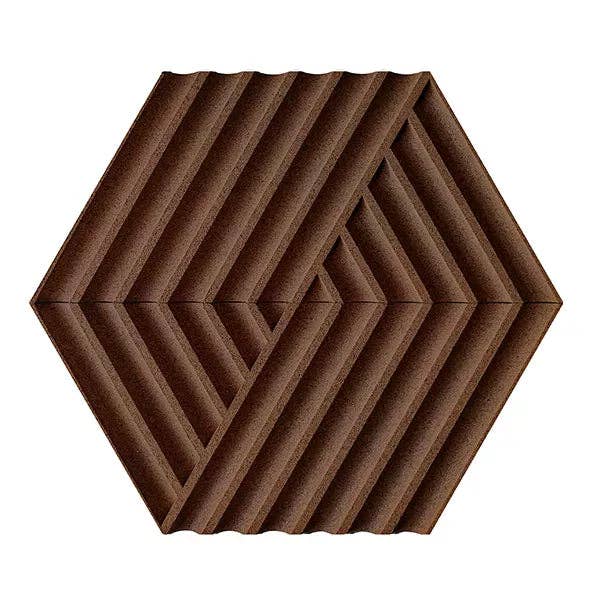 Dekostyl - Wholesale Wall Sign - 3D wall panels made of cork acoustic tiles WEAVE5