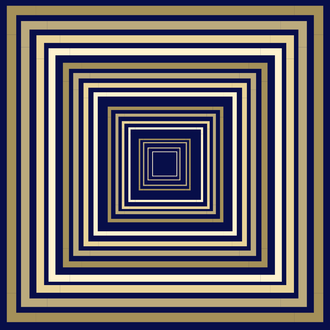 ALMA-MATER COLLECTION - Wholesale Scarf - Women's - Blue & Gold Gameday Bandana Scarf (3 PRINTS) 1