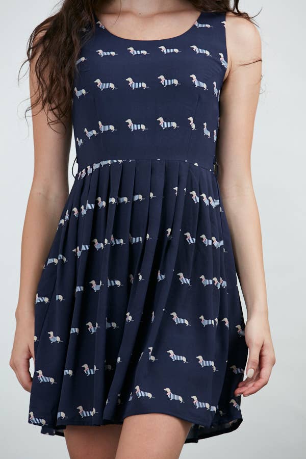 SM WARDROBE - Vente Robe – femme - Robe imprimée teckel6