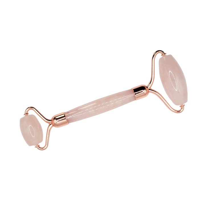 Rose quartz massage roller – Grade A for wholesale by Marylise Mirabelli