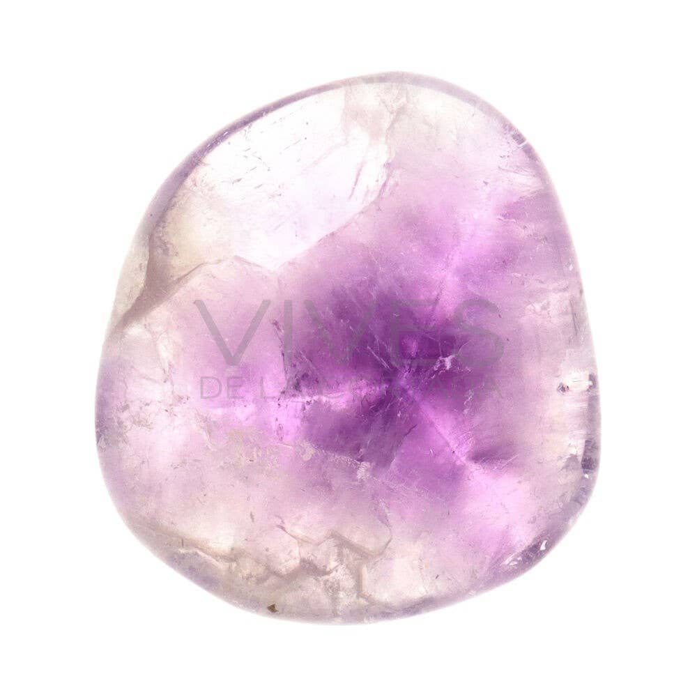 Vives de la Cortada S.L - Wholesale Spiritual Stone/Crystal - Flat Amethyst Tumbled Stone, Grade A0