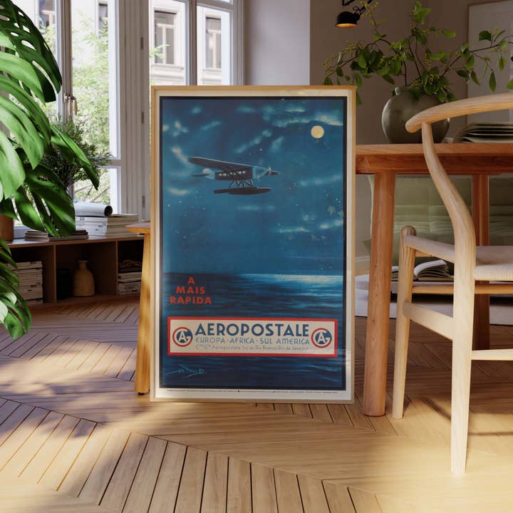 Oneart - Wholesale Poster - Multicolored Aéropostale Poster - 62x100 cm4