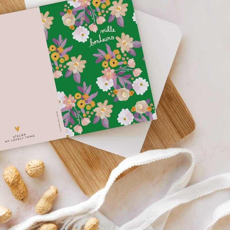 MY LOVELY THING - Vente Cartes de déclaration d'amour - Carte double « Mille Bonheurs »3