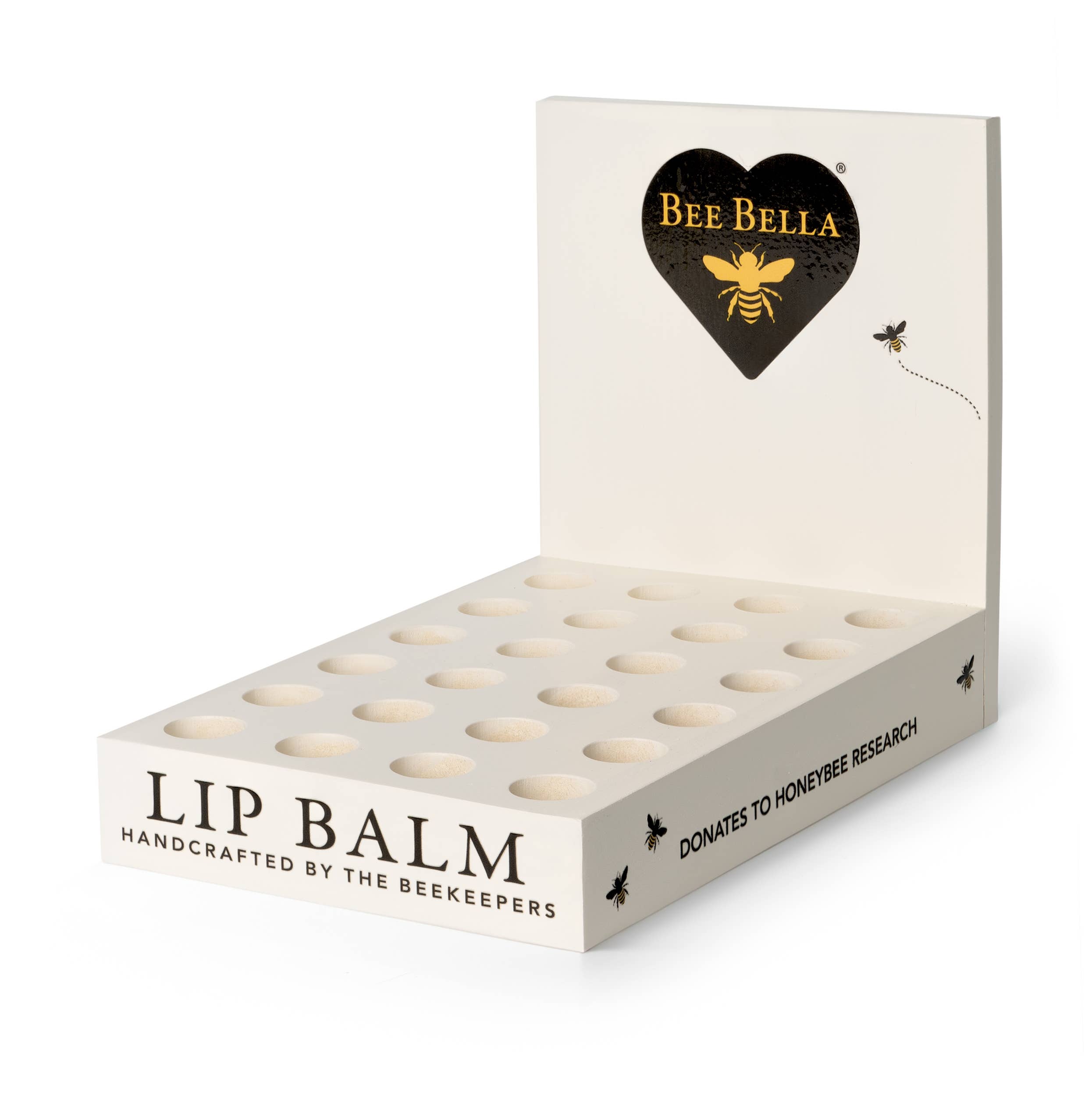 Bee Bella - Wholesale Lip Balm - Lip Balm Table Top Display 24 (Not Filled)2