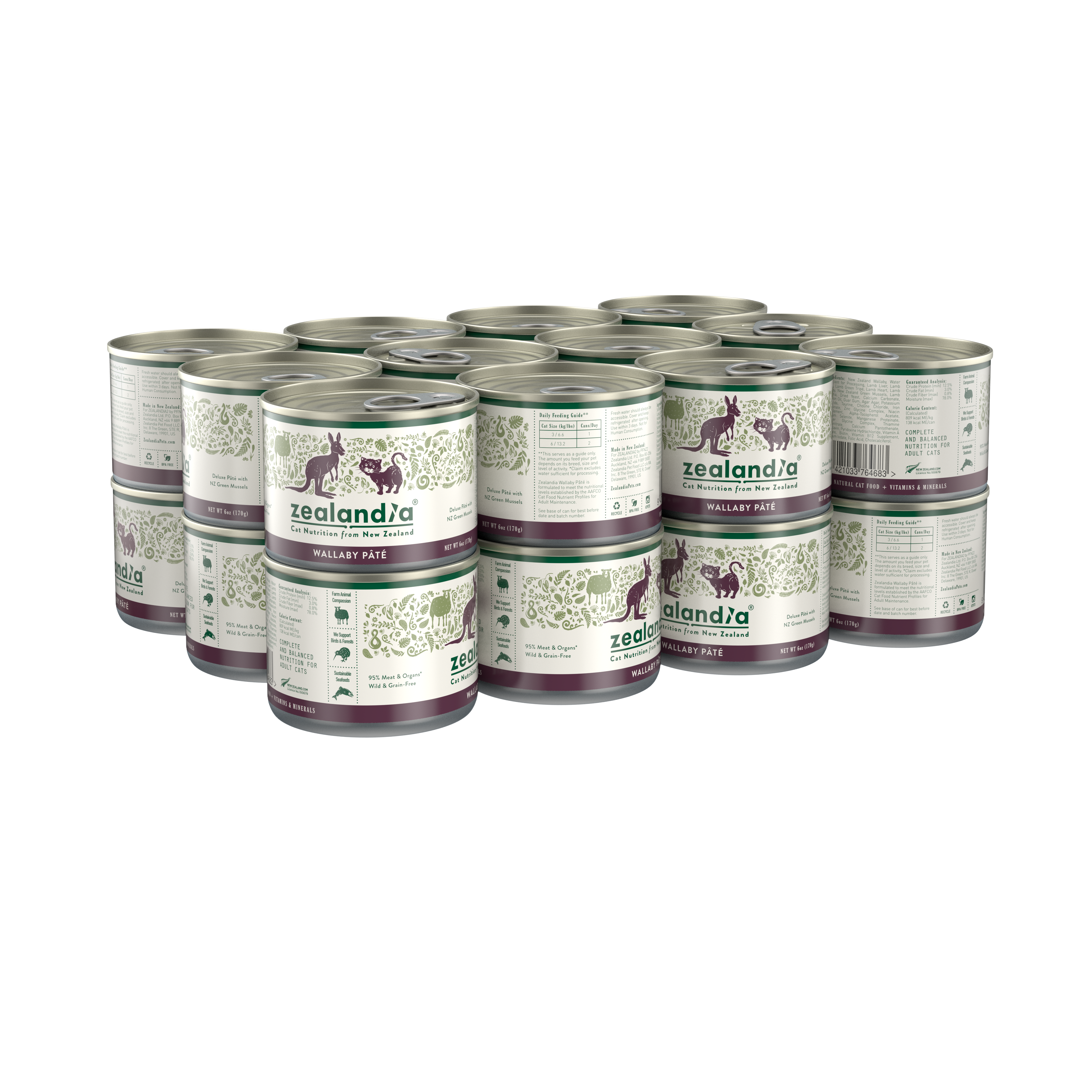 Zealandia - Wholesale Pet Food - Cat - Zealandia Wallaby Pâté Wet Cat Food 3