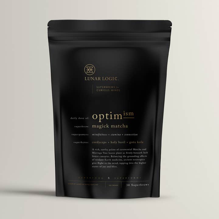 OPTIMISME / Superbrew Matcha pour la vente par Lunar Logic Wild Apothecary