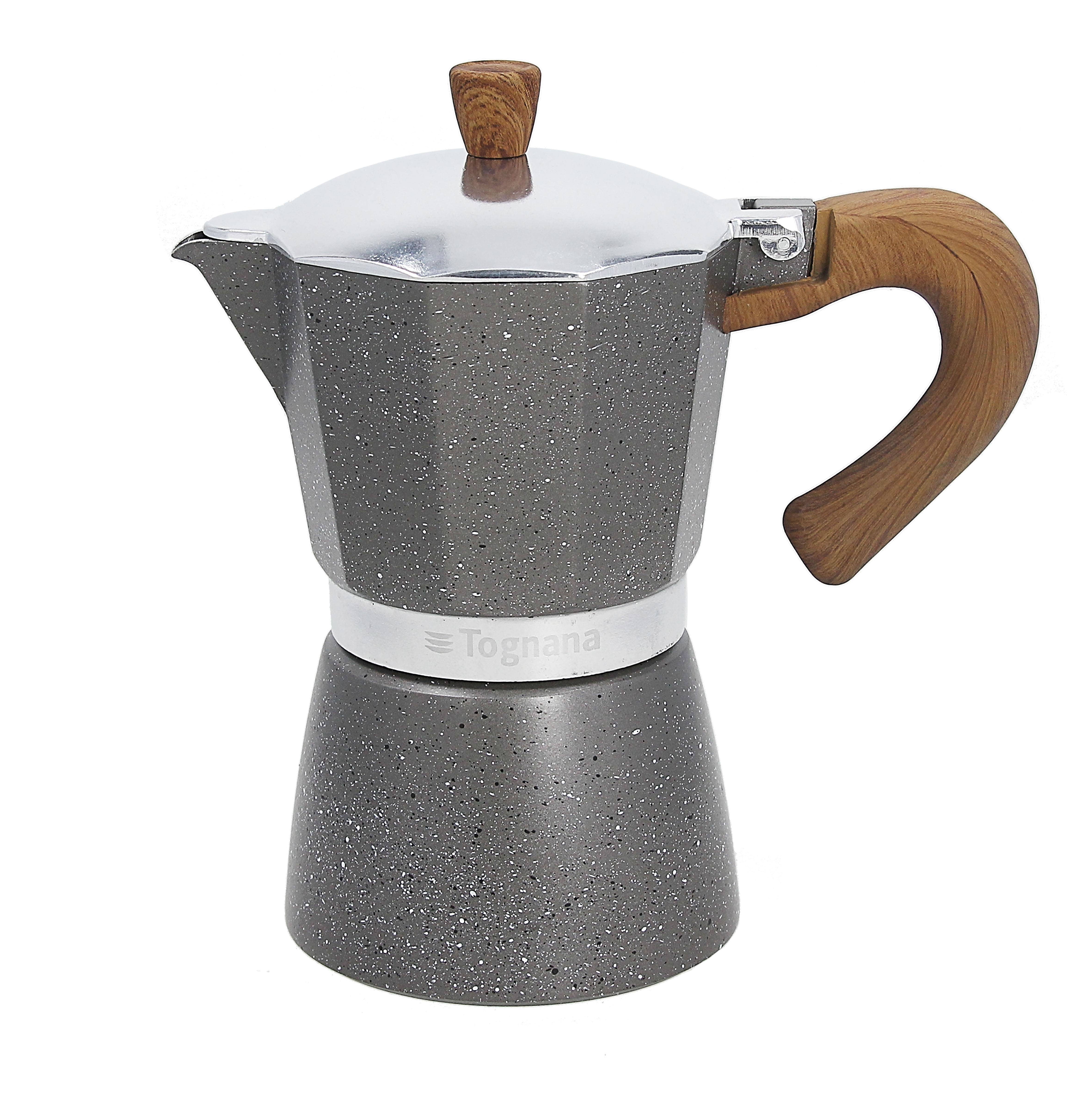 Tognana Coffee Star Red Moka Pot (6 Cups) - Percolating pots