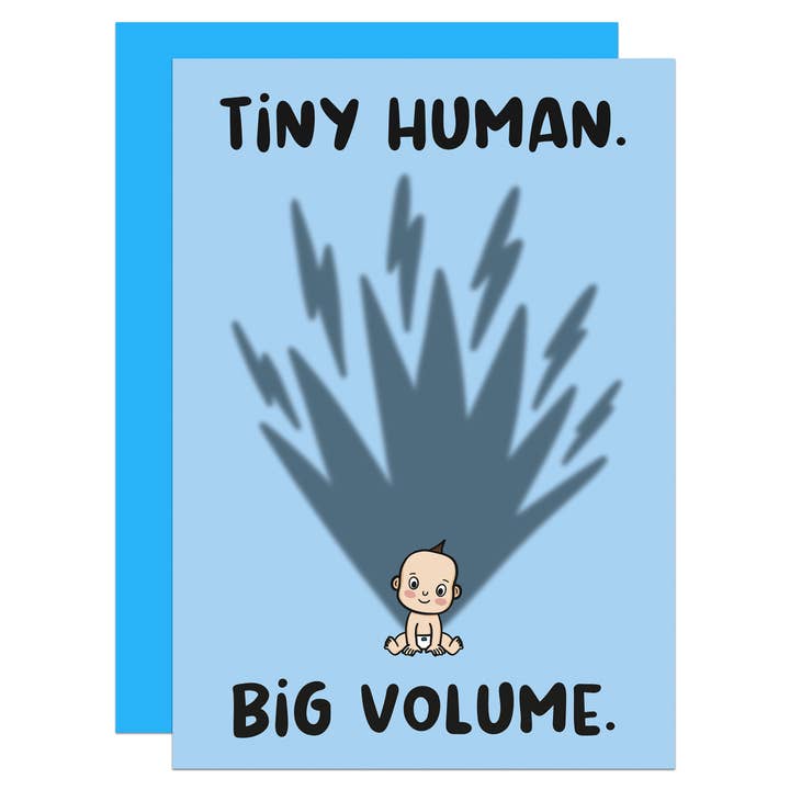 Lille Menneske Stor Lyd A6 Kort for engroshandel hos TeePee Creations