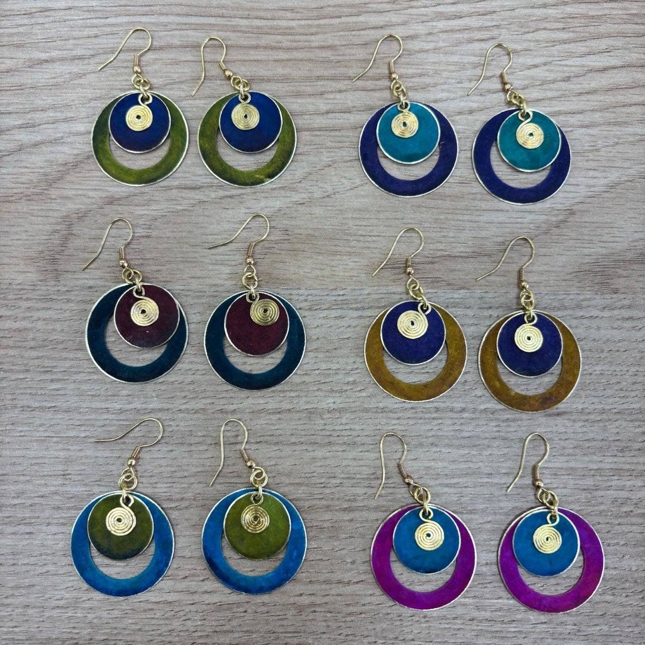 Hecho a mano - Wholesale Dangle Earrings - Enamel earrings3