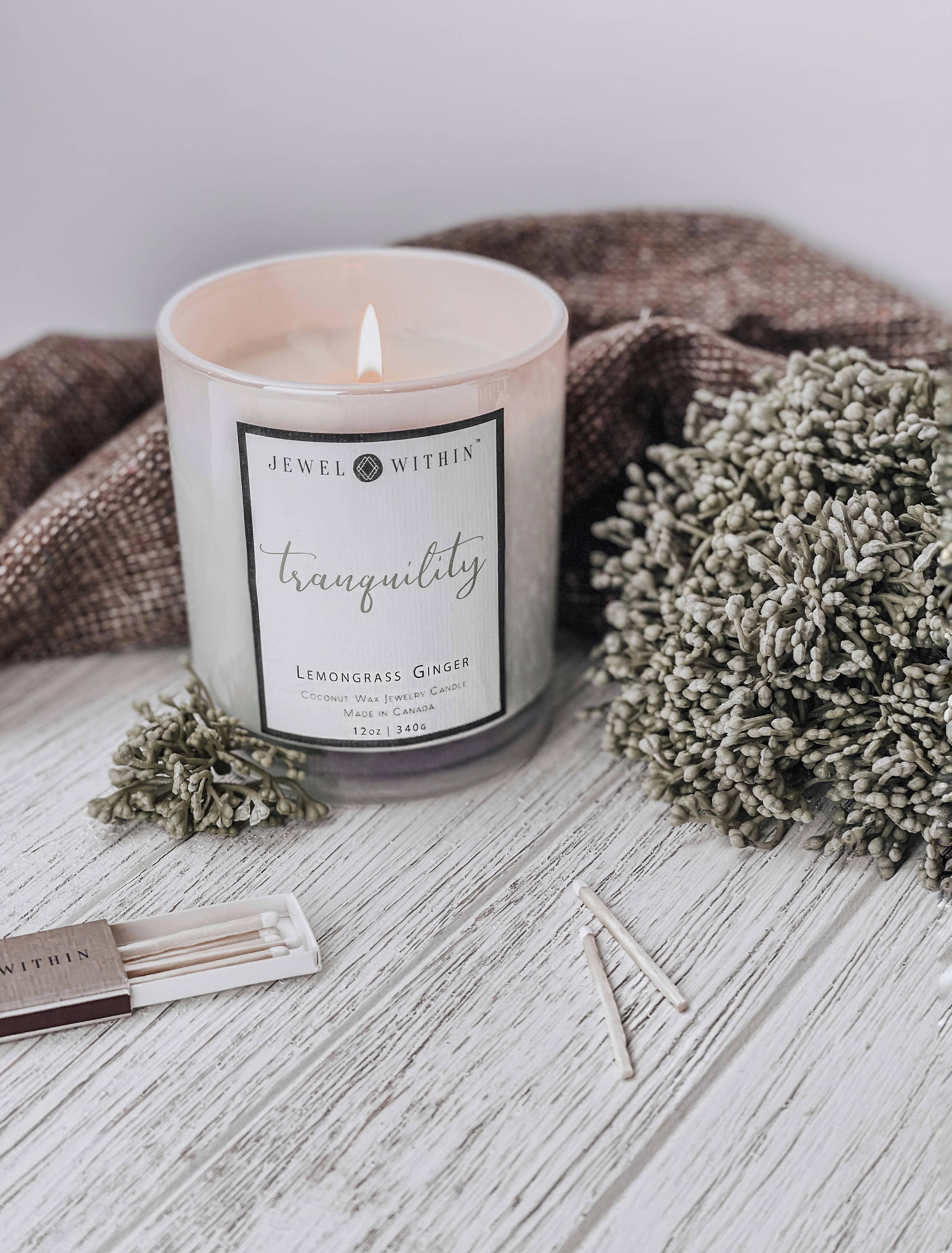 Jewel Within - Wholesale Jar/Filled Candle - Tranquility Jewelry Candle1