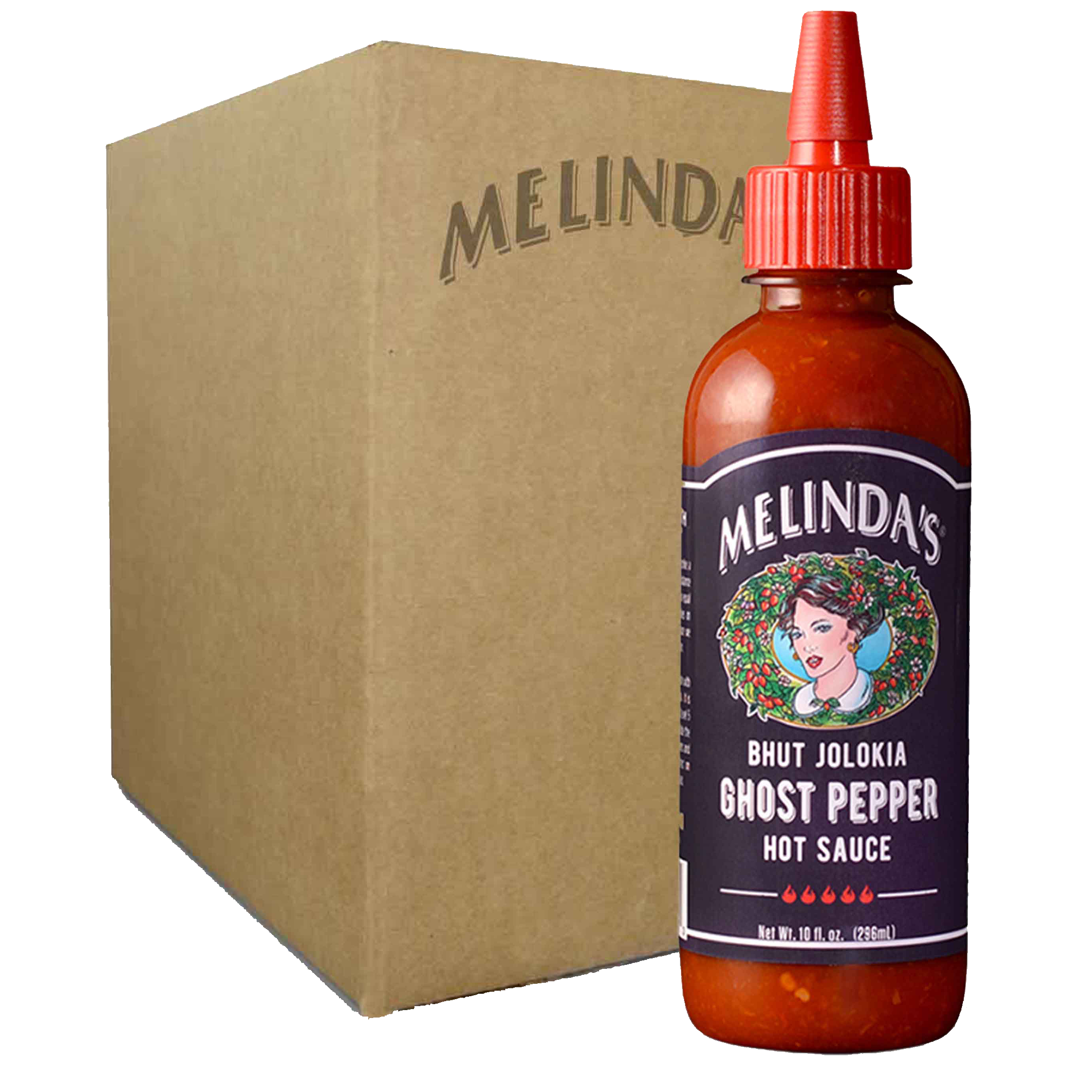 Melinda’s Foods, LLC - Vendita all'ingrosso Salse piccanti - Salsa piccante Melinda's Bhut Jolokia Ghost Pepper, bottiglia da spremere (confezione da 6)0