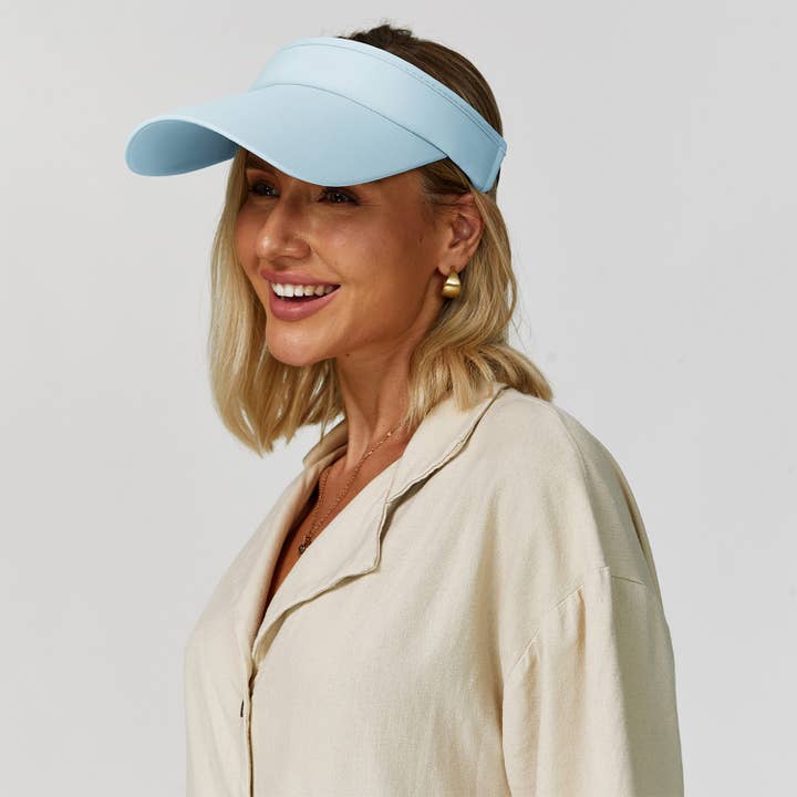 Crave by FW - Wholesale Visor - Women's - Wide Brim Sports Visor Hats Adjustable Empty Top Cap4