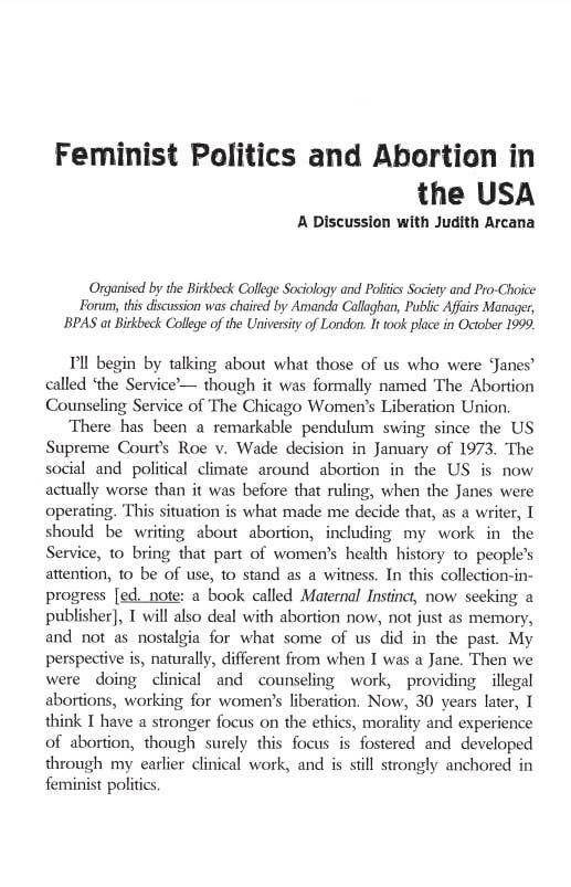 Microcosm Publishing & Distribution - Wholesale Social Sciences - Jane: Legendary Story of Underground Abortion Service (Zine)5