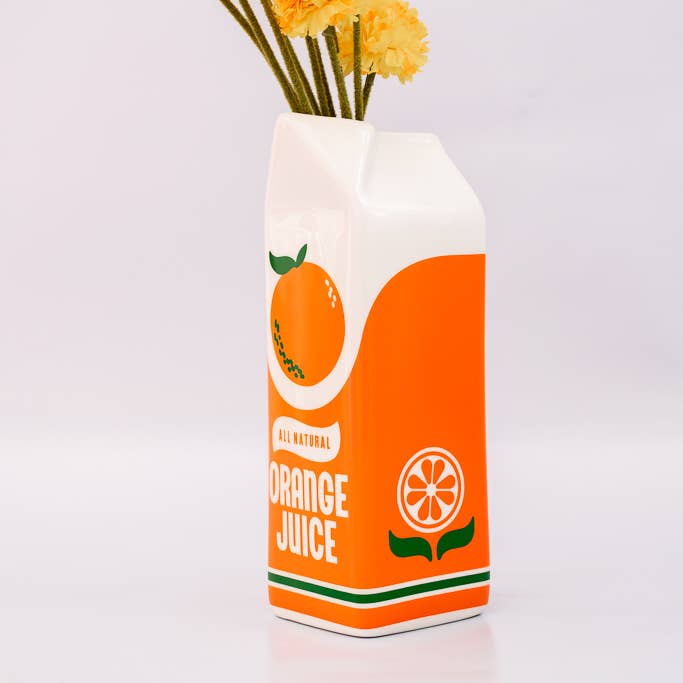 Rise and Shine Vase, Orange Juice and other Purchase Wholesale orange juice cartons. Free Returns & Net 60 Terms on Faire trending on Faire.