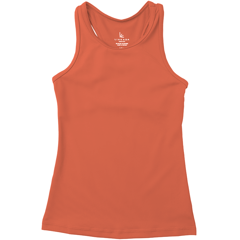 Liakada Dancewear – caveada - Crianças por atacado – Camisota Racerback para Menina2