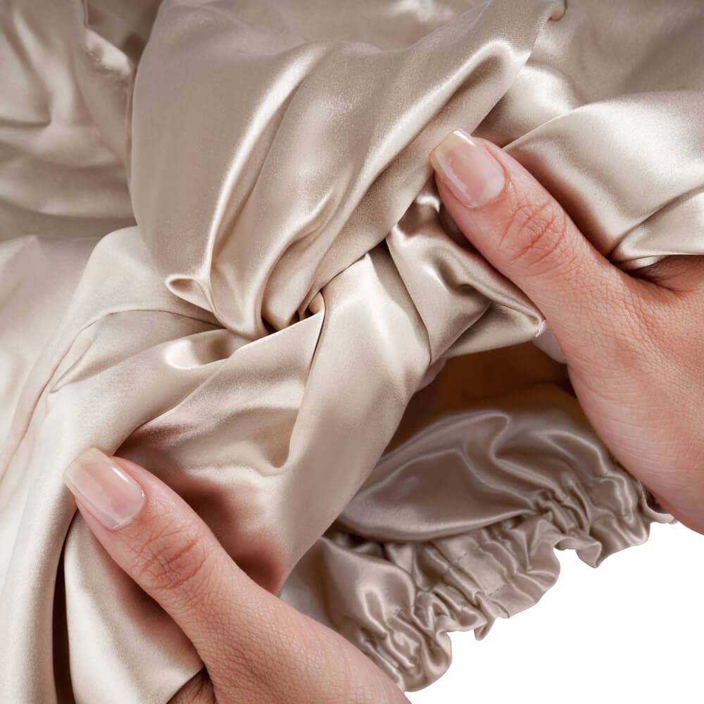 Blissy - Wholesale Sleep Cap / Bonnet - Women's - Blissy Bonnet - Champagne - Large11