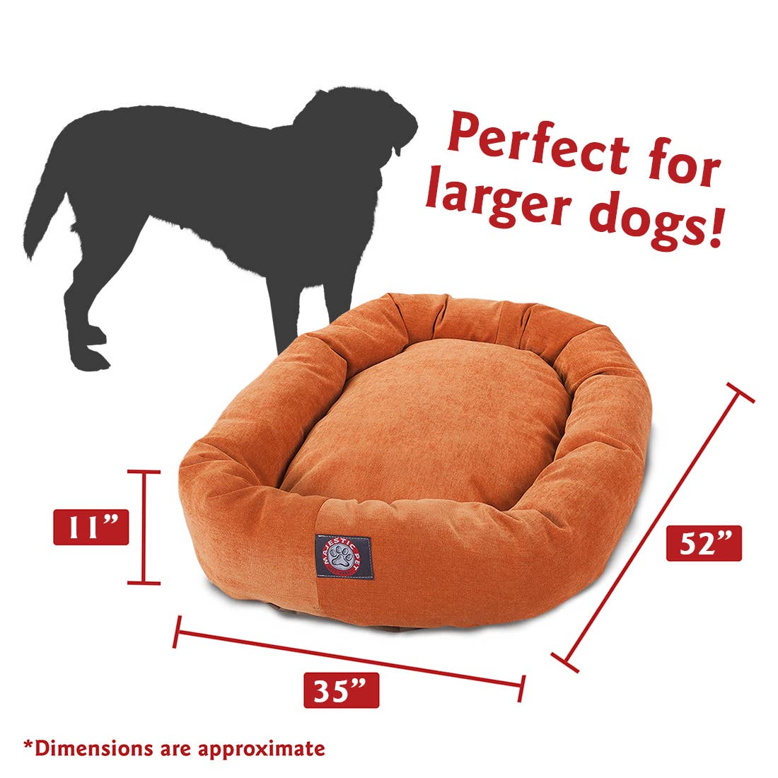 Majestic Pet Products - Vente Panier – chien - Panier pour chien Villa Bagel2