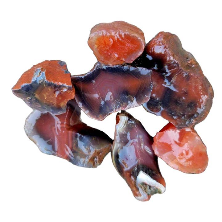 Lapidary Central – Engroshandel Spirituelle sten og krystaller – Tilfældige træk Swazi agat grove bidder! Fantastisk til tumling! Swali Agat5