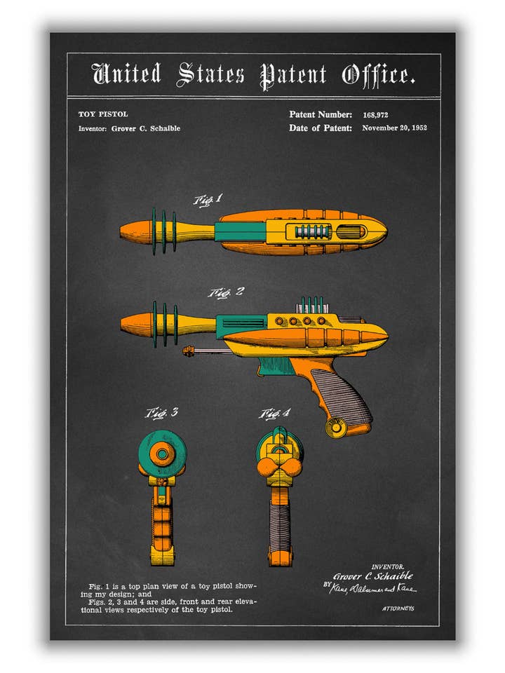 Brevetto Raygun per la vendita all'ingrosso da parte di Stanley Print House