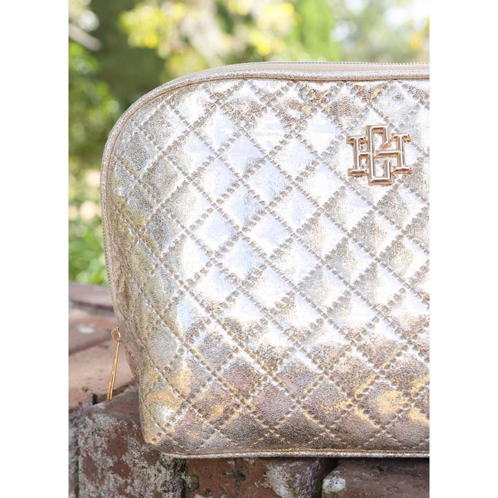 Caroline Hill - Wholesale Makeup/Cosmetic Bag - Capri Large Pouch Champagne Pop