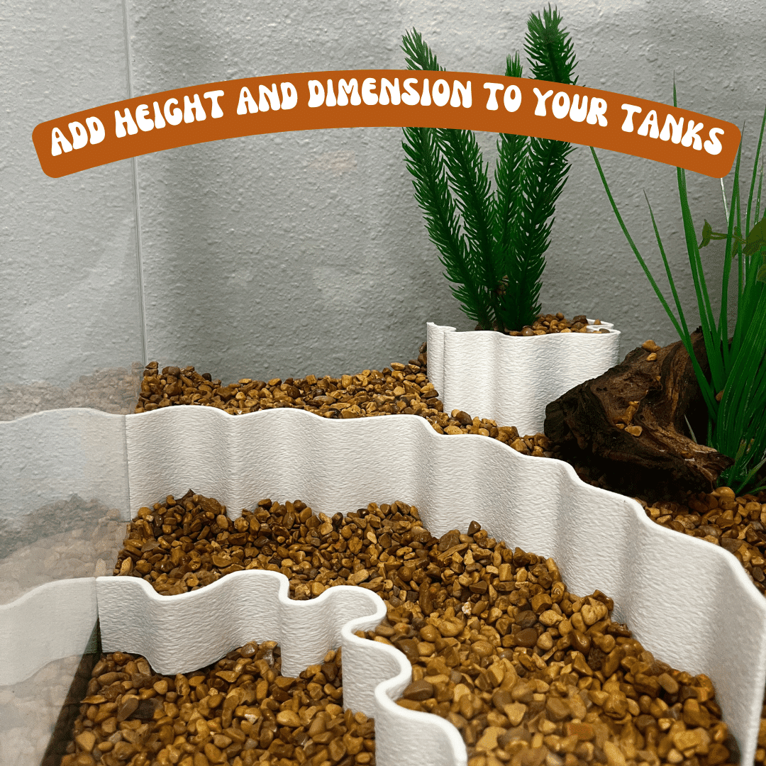 Chatelet - Wholesale Pet Toy - Not Cat/Dog - Aquarium or Terrarium Substrate Cliffs Combo Pack | Separate Substrate Layers in Aquariums or Terrariums to Create Cliffs & Depth5