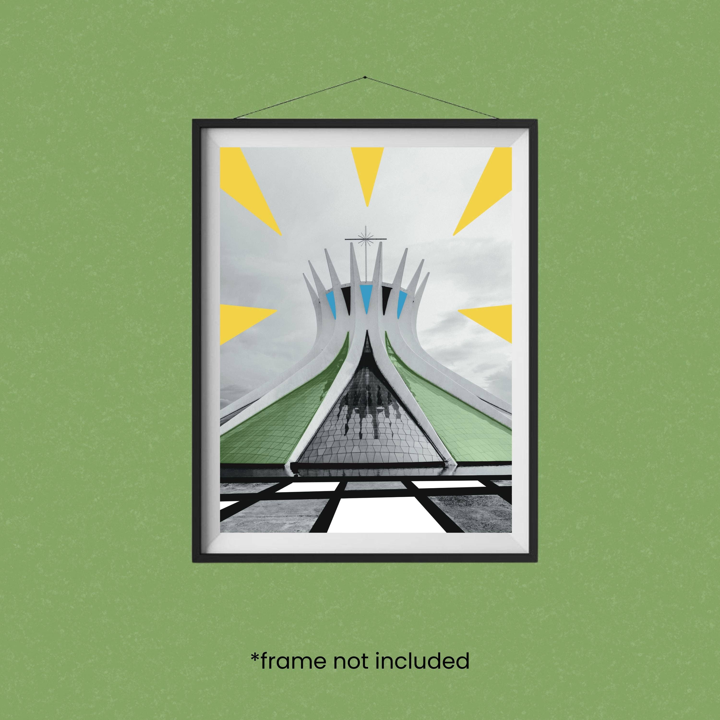 Feira Pop - Wholesale Art Print - Art Print Brasilia Cathedral2