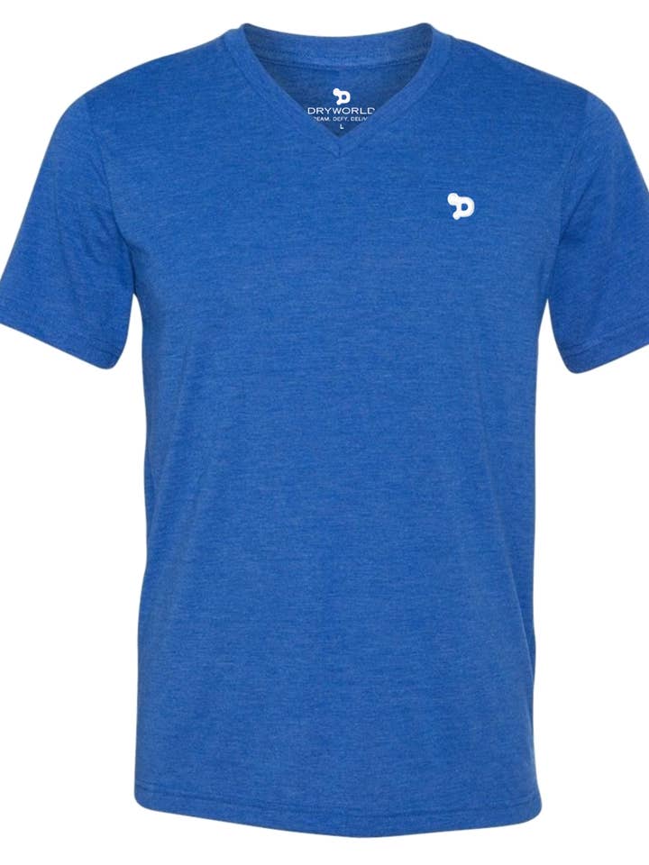 D Triblend Short Sleeve V-Neck T - Men's for wholesale by DRYWORLD