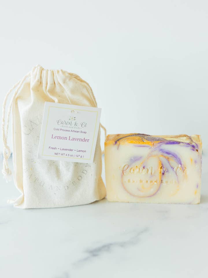 French Countryside Soap ~ Slice for wholesale by Caron & Co Bath and Body