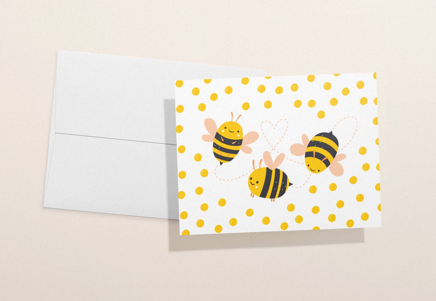 Twigs Paper - Wholesale Stationery/Notecard Set - Bumble Bee Greeting Card Set | Assorted Notecards3