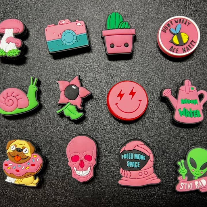 JuliesDecal - Wholesale Shoe Accessories - Pick your own Pink VSCO Theme shoe charms