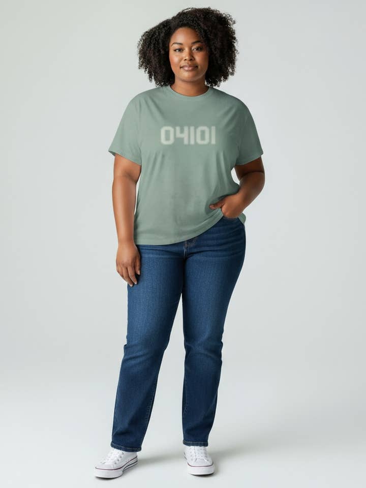 Bella Canvas Triblend T-shirt with custom text for wholesale by Front Street Designs